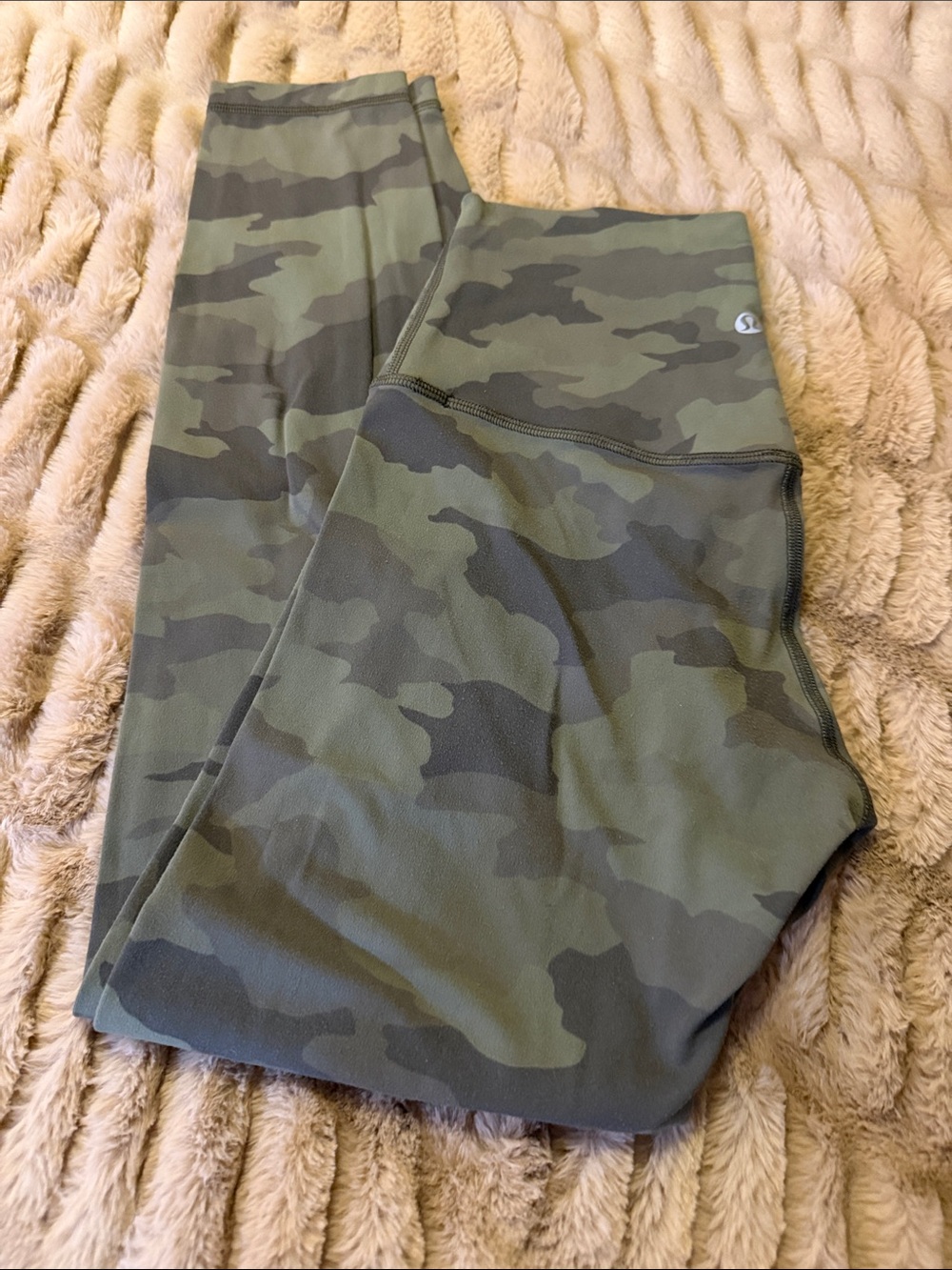 lululemon athletica Green Camo Leggings